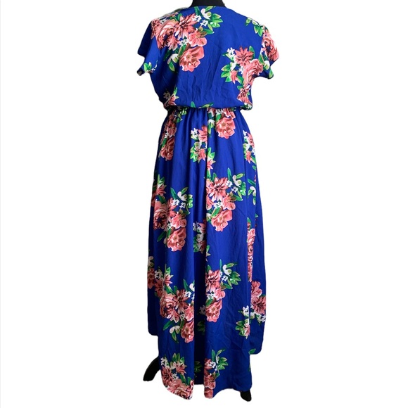 Dream of Me Floral High Low Maxi Dress Size Medium - Picture 4 of 17
